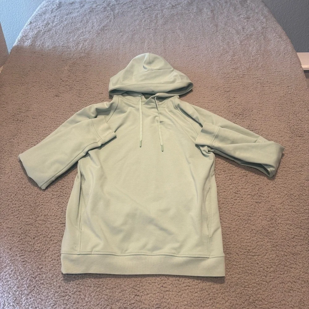 Lululemon City Sweat Hoodie Men M Color Hazy Jade Stretch Performance Casual